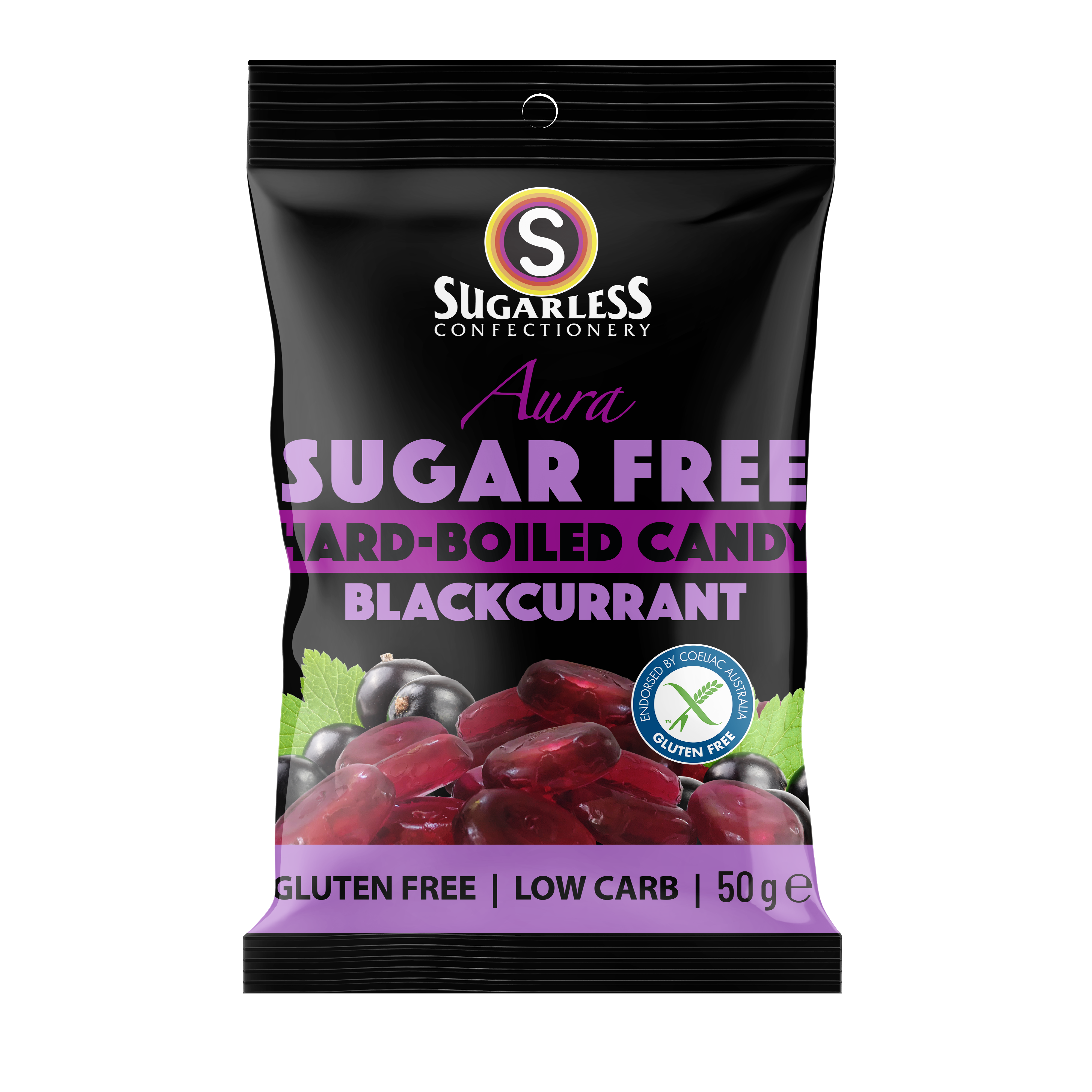 Blackcurrant Hard-Boiled Candy - 70g enlarged