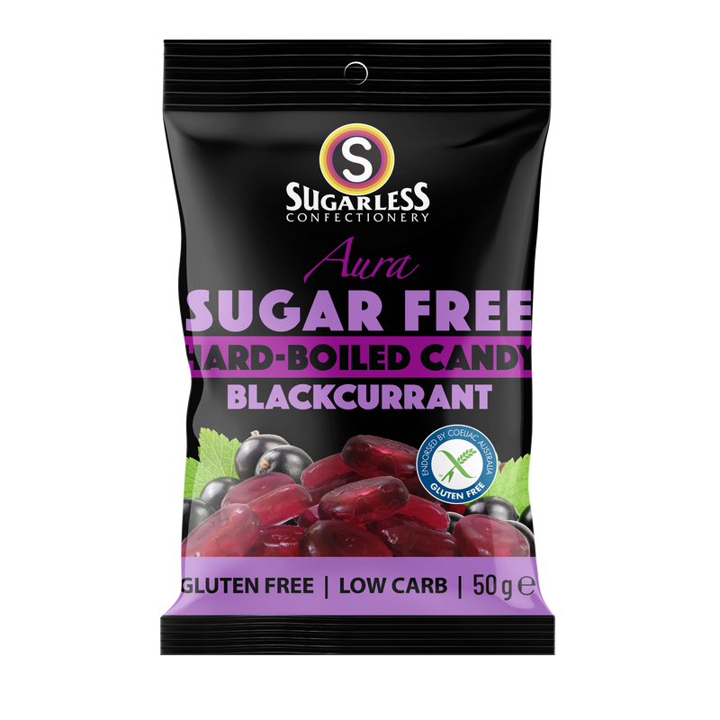 Blackcurrant Hard-Boiled Candy - 70g