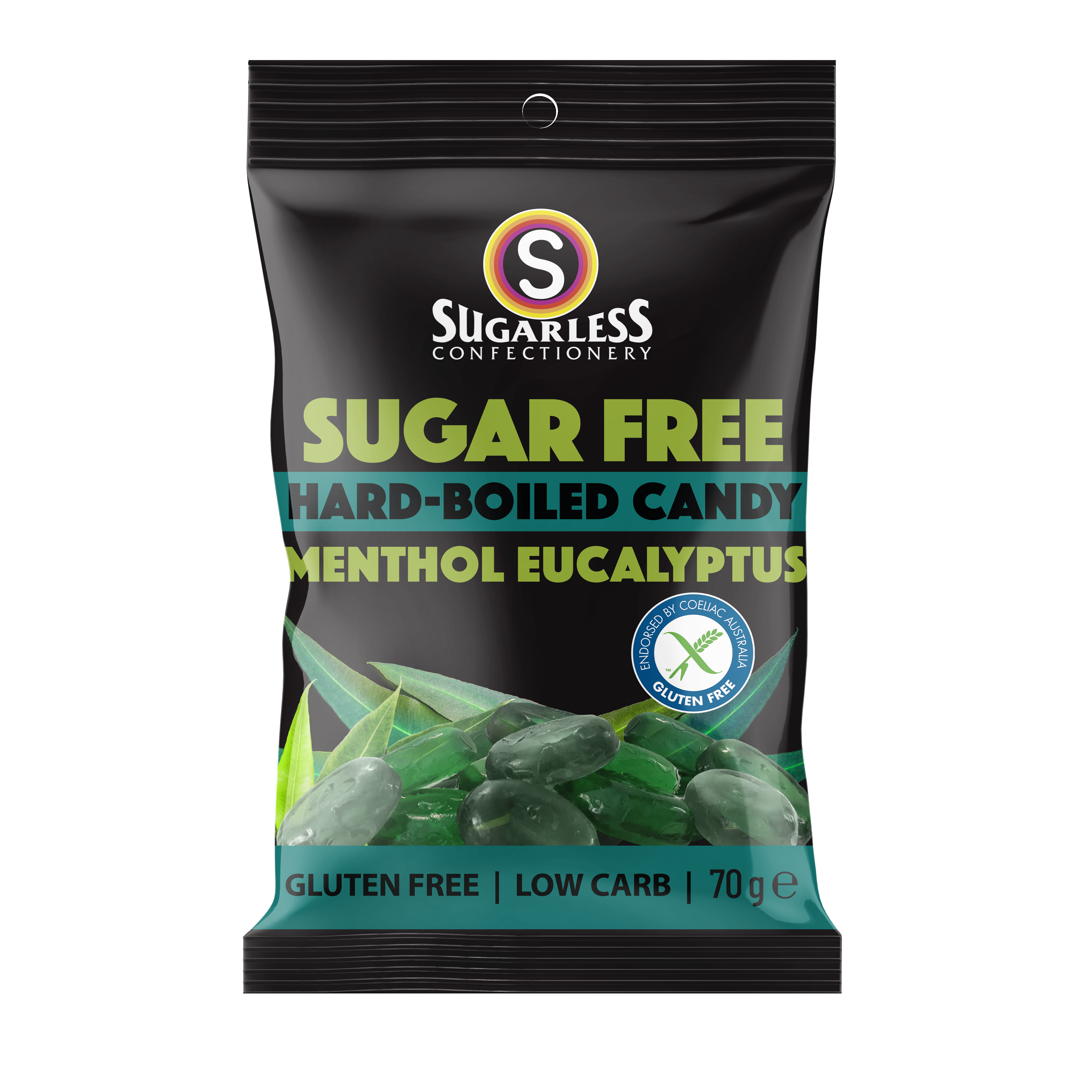 Menthol Eucalyptus Hard-Boiled Candy - 70g enlarged