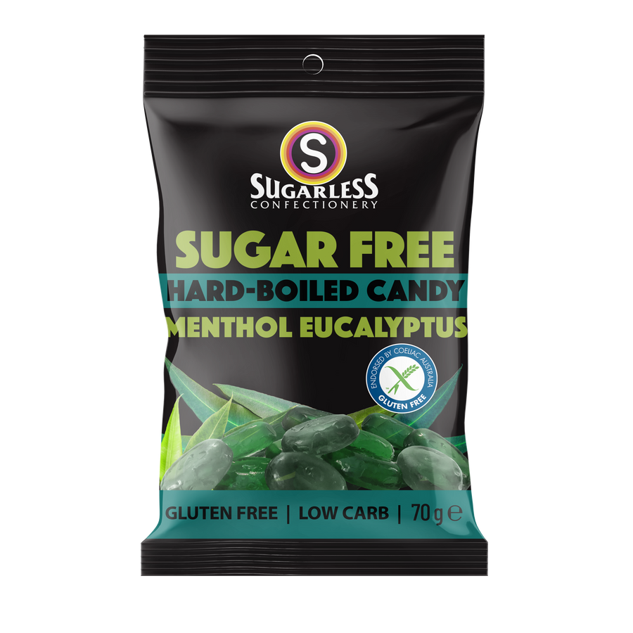 Menthol Eucalyptus Hard-Boiled Candy - 70g