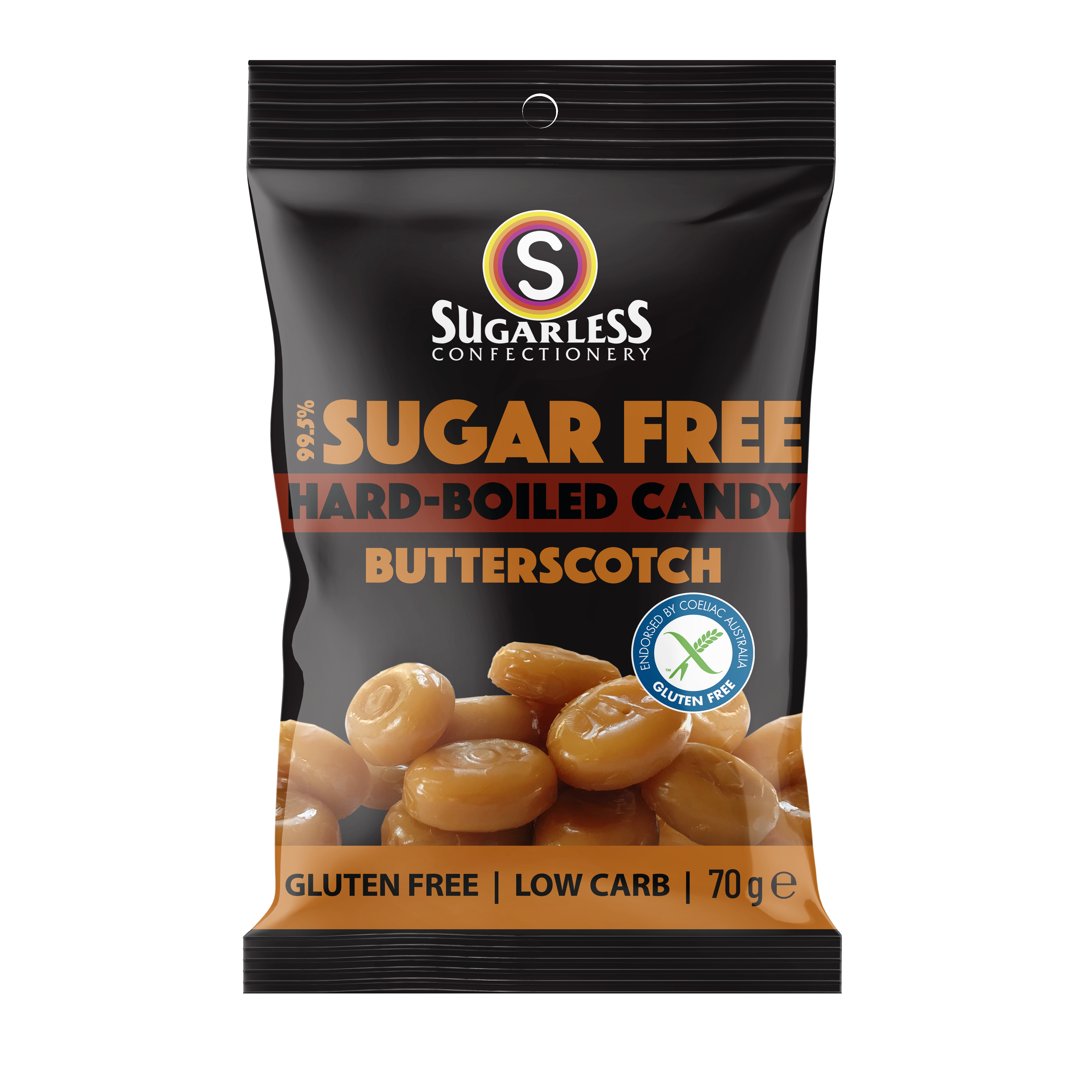 Butterscotch Hard-Boiled Candy - 70g enlarged