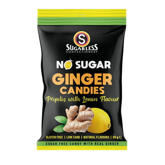 Propolis with Lemon flavour Ginger Candies - 60g
