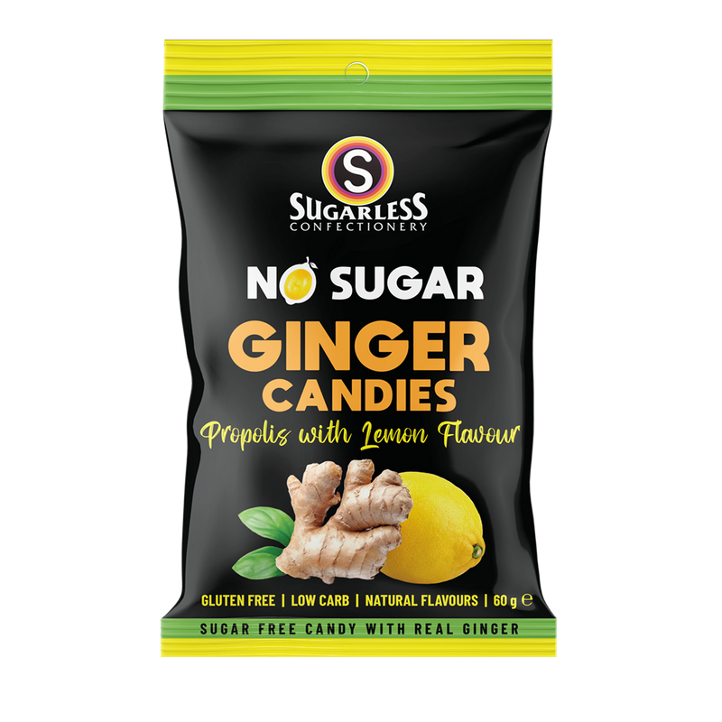 Propolis with Lemon flavour Ginger Candies - 60g