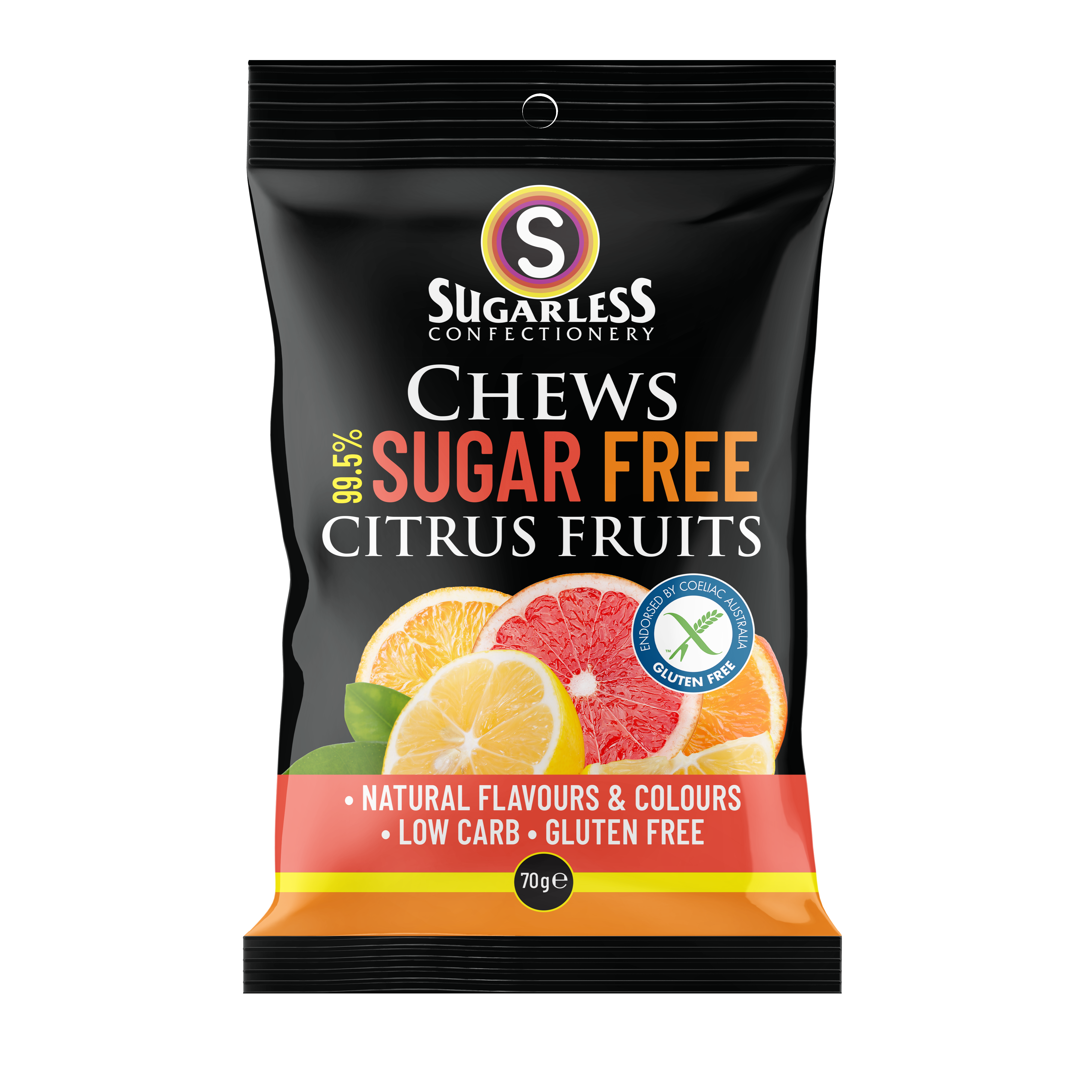Citrus Fruits Chews - 70g enlarged