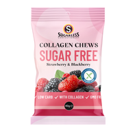 Collagen Strawberry & Blackberry Chews 40g thumbnail 1