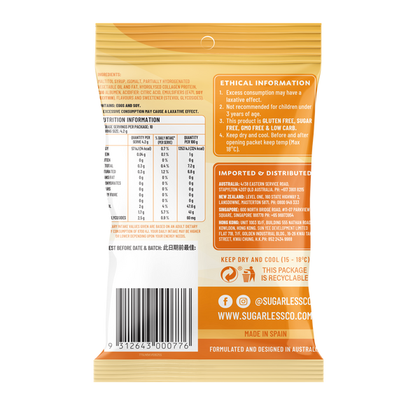 Collagen Apple, Lemon & Orange Chews 40g