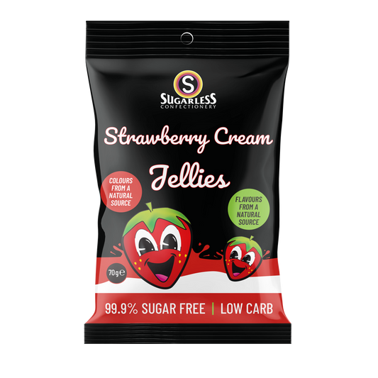 Strawberry & Cream Jellies - 70g