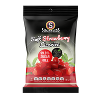 Soft Strawberry Licorice - 80g thumbnail 1