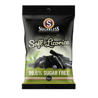 Soft Black Licorice - 80g thumbnail 1