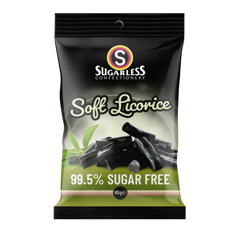 Soft Black Licorice - 80g