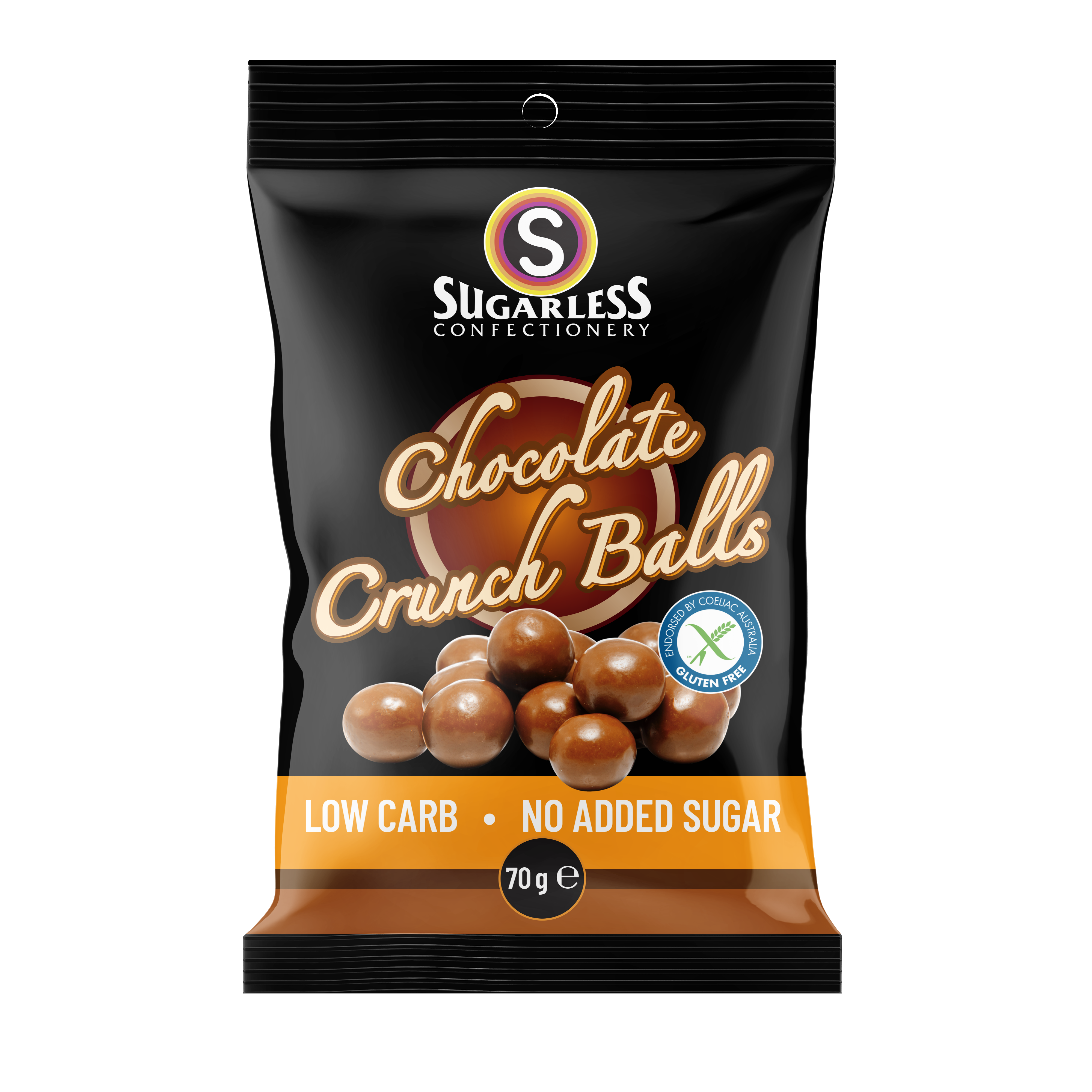 Chocolate Crunch Balls - 70g enlarged