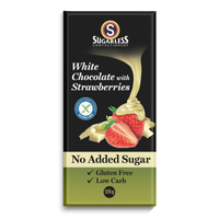 White Chocolate with Strawberries - 125g thumbnail 1