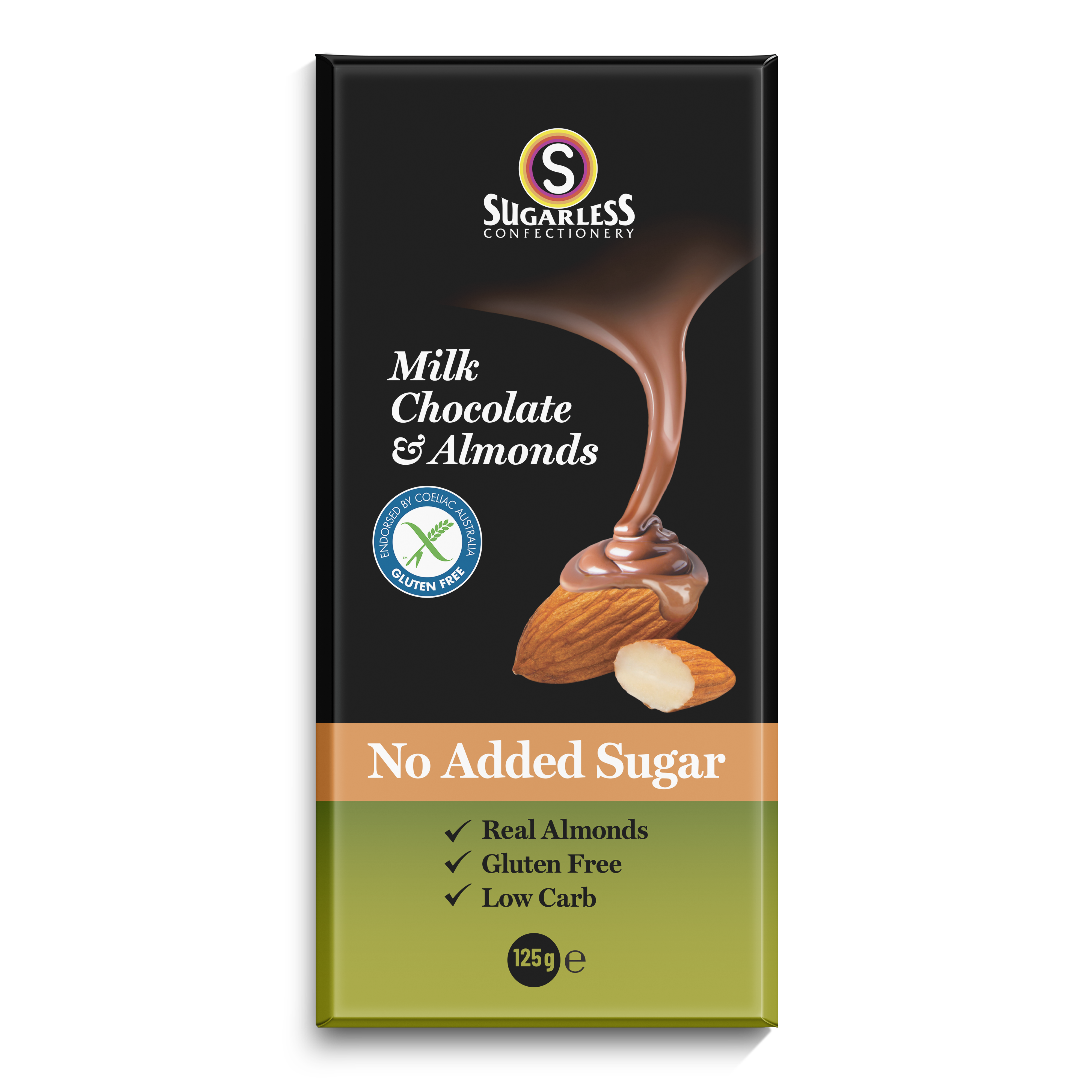 Milk Chocolate & Almonds - 150g enlarged