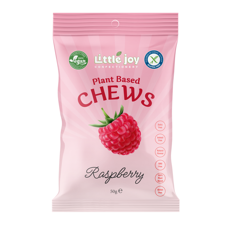 Little Joy - Vegan Raspberry Chews 50g