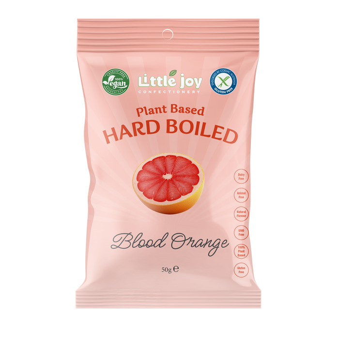 Vegan Hard-Boiled Blood Orange Flavours 50g